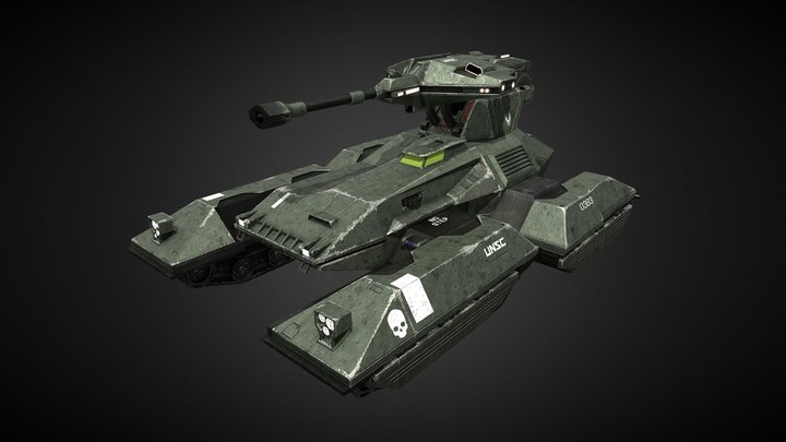 ScorpionTankHalo4 3D Model