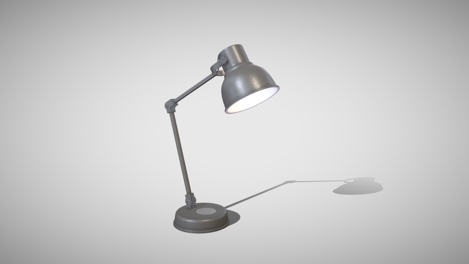 3D model Table lamp - This is a 3D model of the Table lamp. The 3D model is about a lamp on a table.