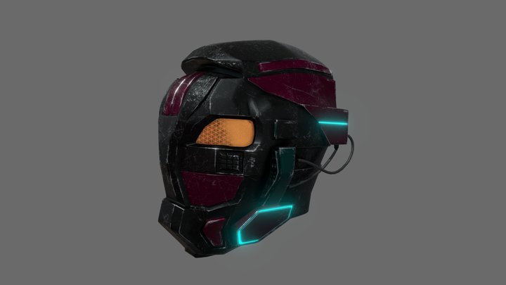 SKI-FI HELMET 3D Model