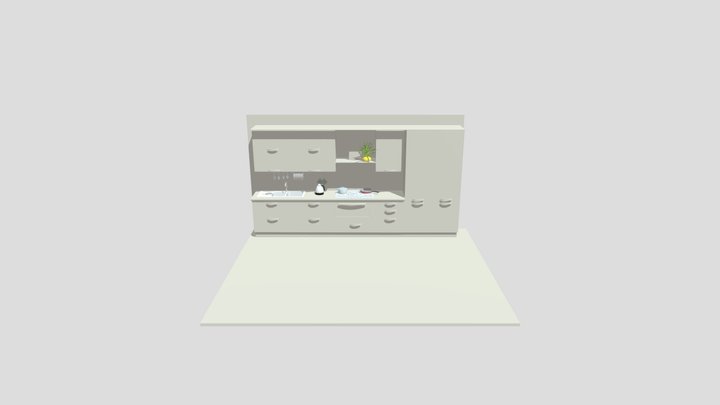 Kitchen_ Cabinets 3D Model
