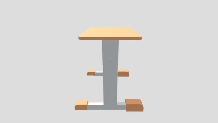 Mesa de Alunos 3D Model
