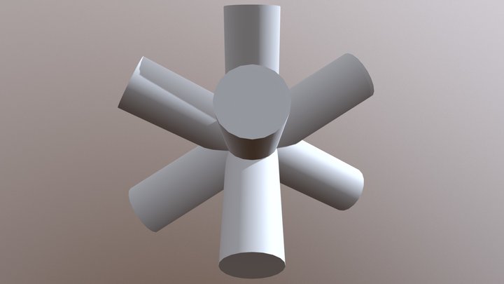 3D Cylinder 2 3D Model