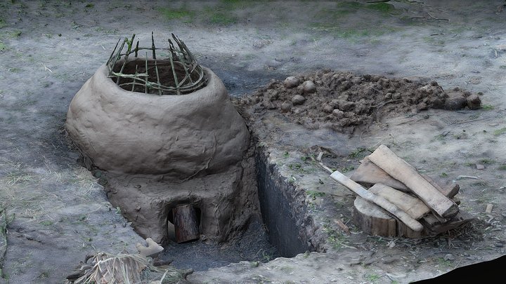Furnace XI century 3D Model