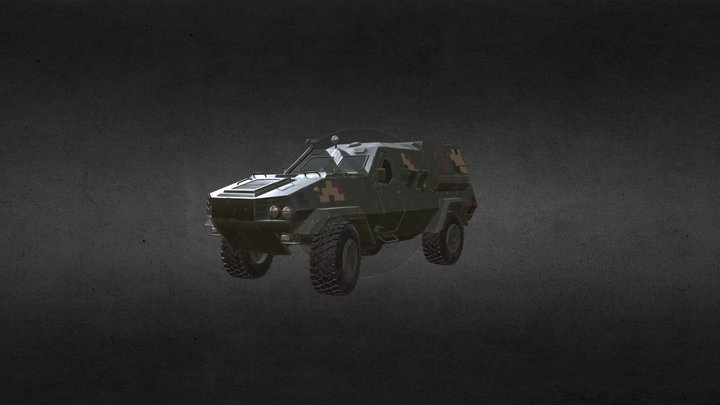 Dozor-B Game Ready model 3D Model