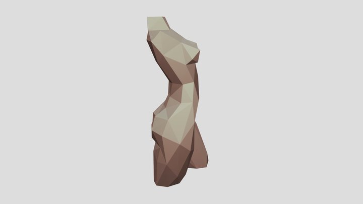 Female Bust 3D Model