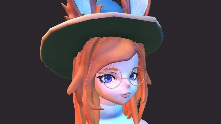 Aurora VRChat Avatar 3D Model