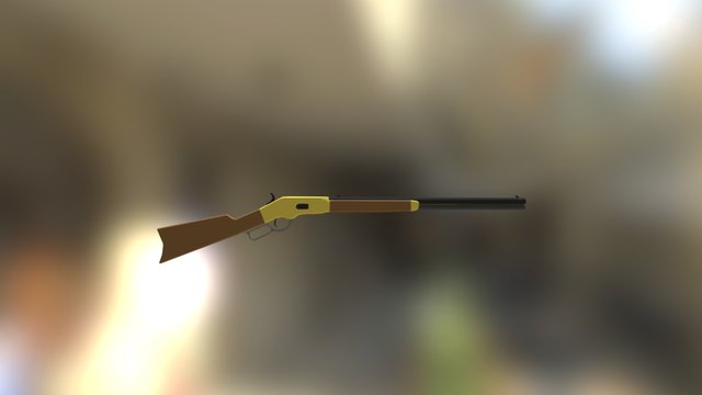 Winchester "Yellow Boy" 3D Model