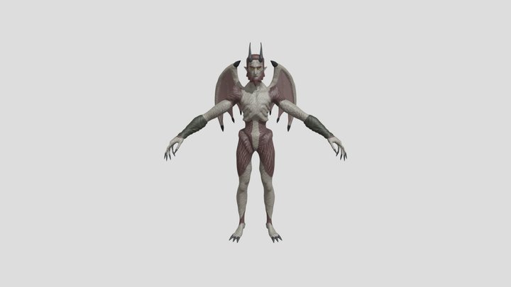 Sanctum Infernum: Flying Demon/Ally Model 3D Model