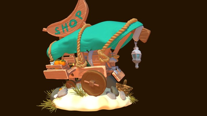 Juice wagon 3D Model