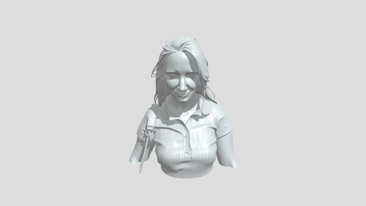 A woman in a pink top 3D Model