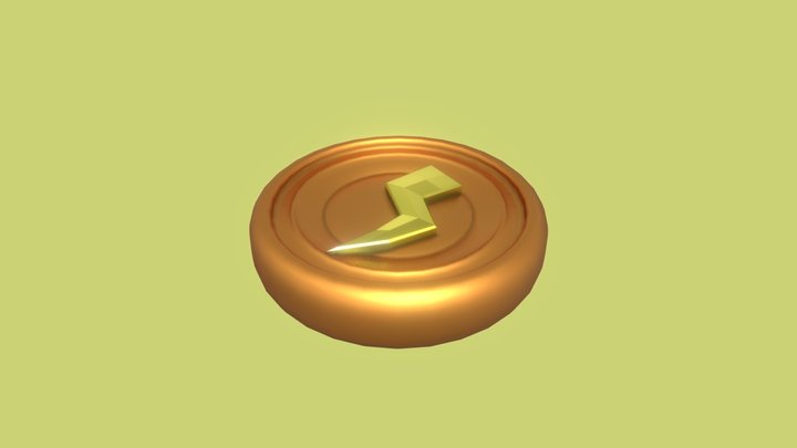 Lightning Spell Pickup 3D Model