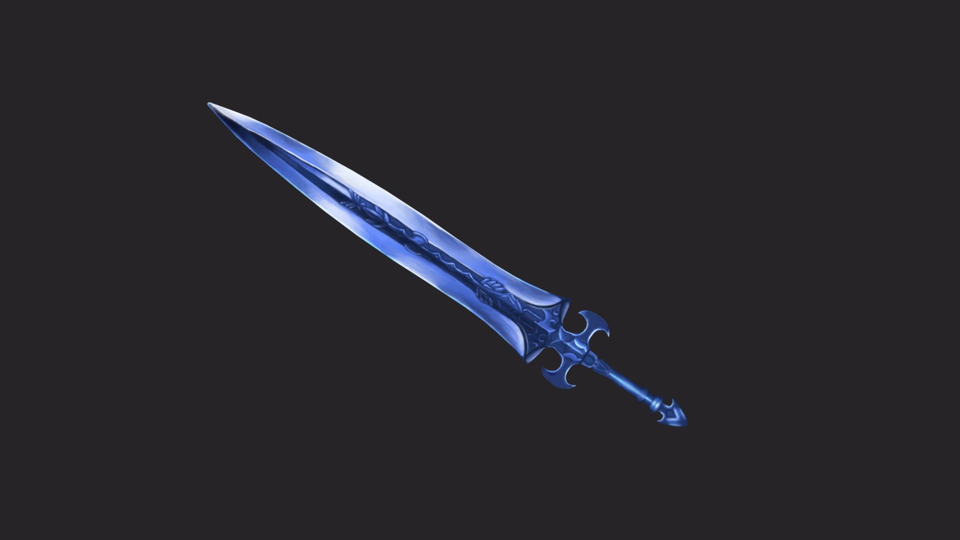 Fantasy Sword - 3D model by hugannh3 [0a310ef] - Sketchfab