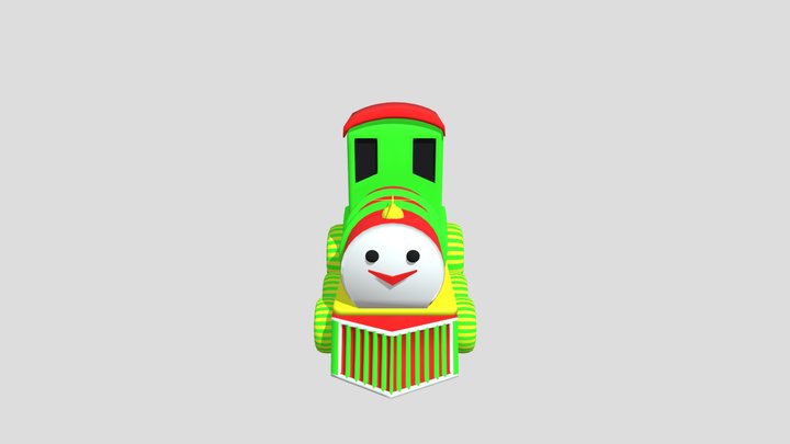 Toy Train 3D Model