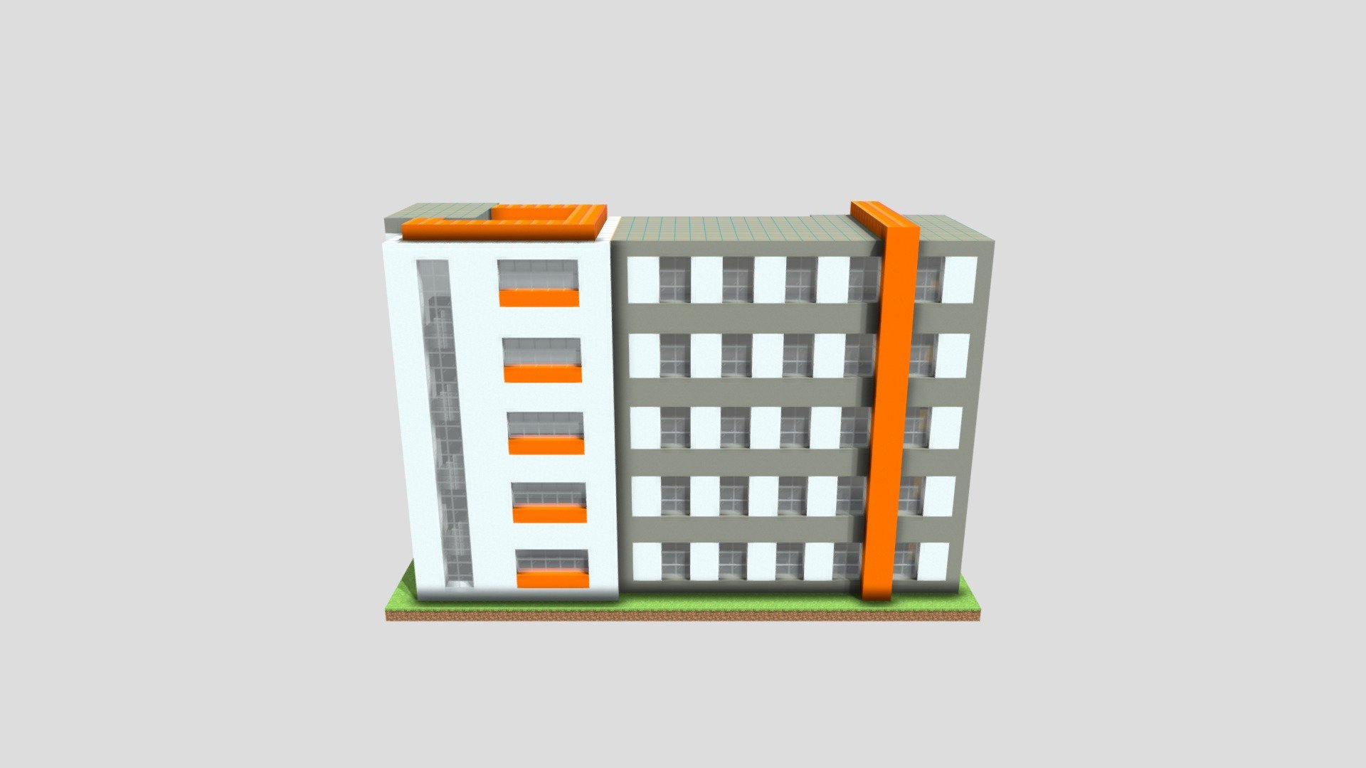 TriColour Modern Apartment Complex