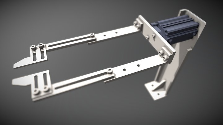 Pinça Mecânica - Mechanical clamp 3D Model