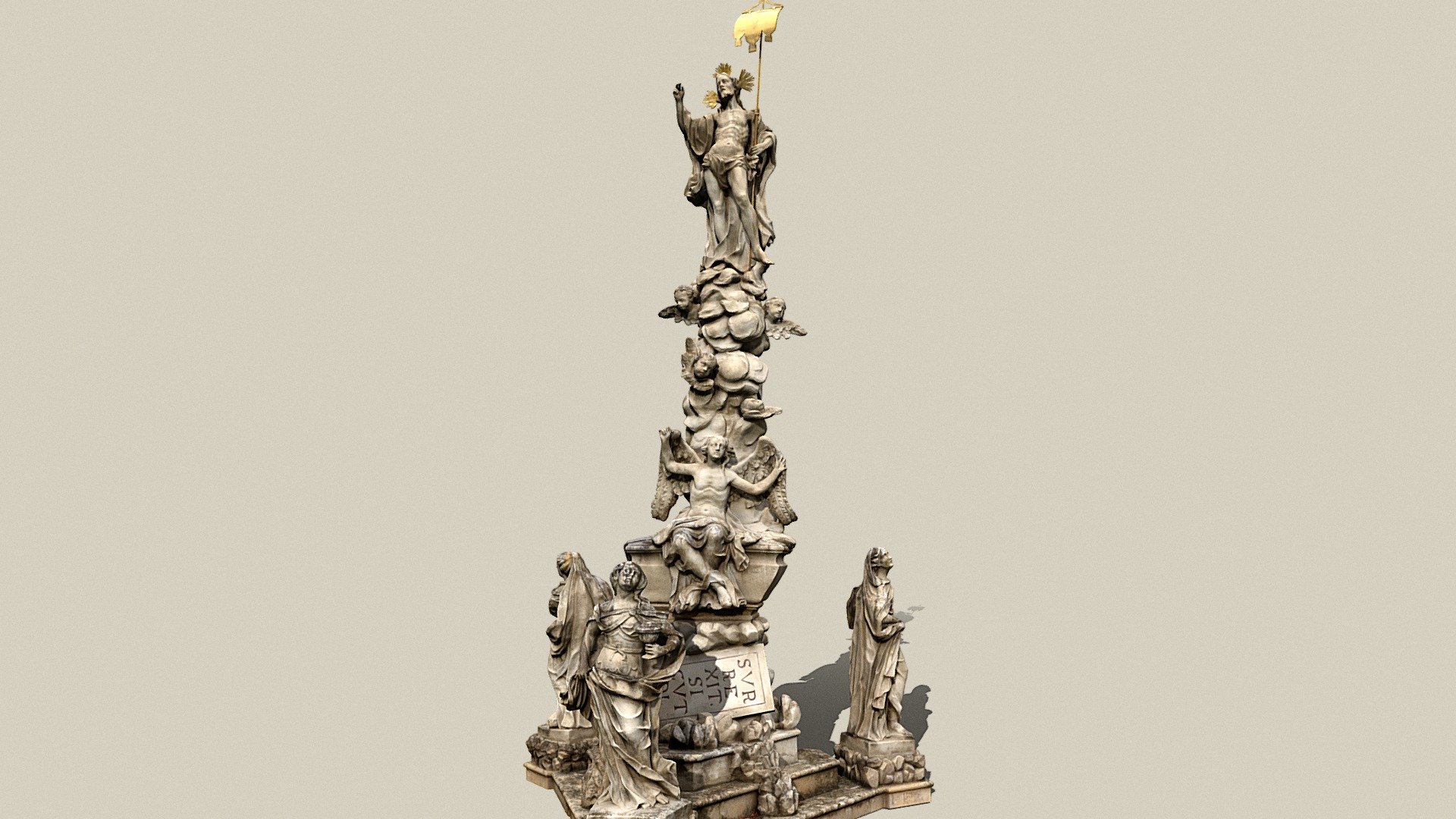 Auferstehungssäule — Sketchfab embed 3D viewer