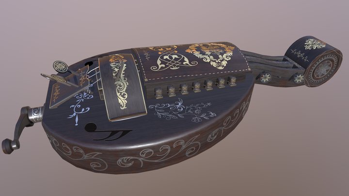 Hurdy Gurdy 3D Model