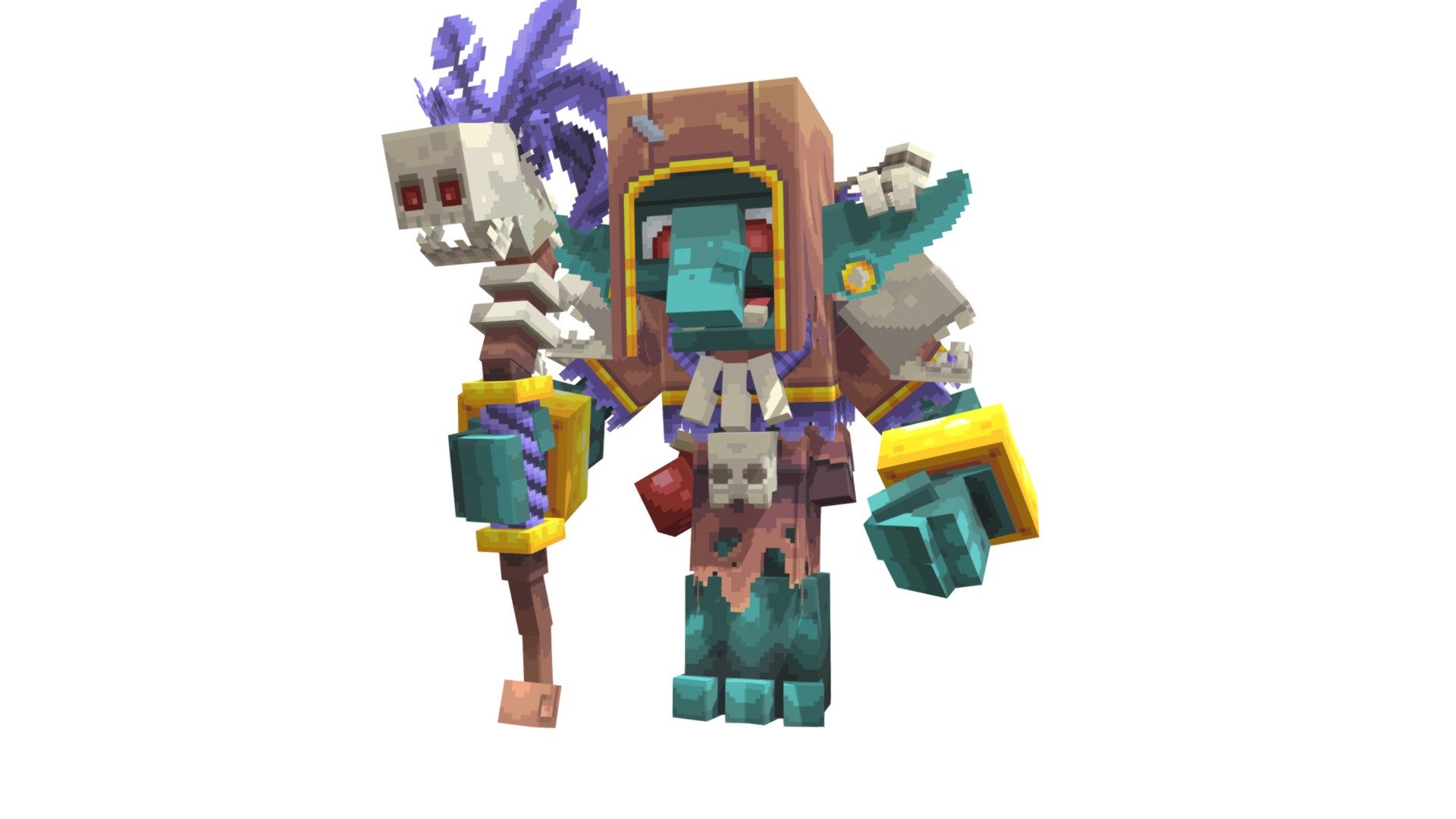 Shaman - 3D model by Octovon (@OctovonMC) [0a34dde] - Sketchfab