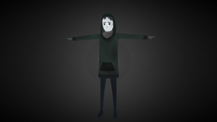 Child refugee 3D Model