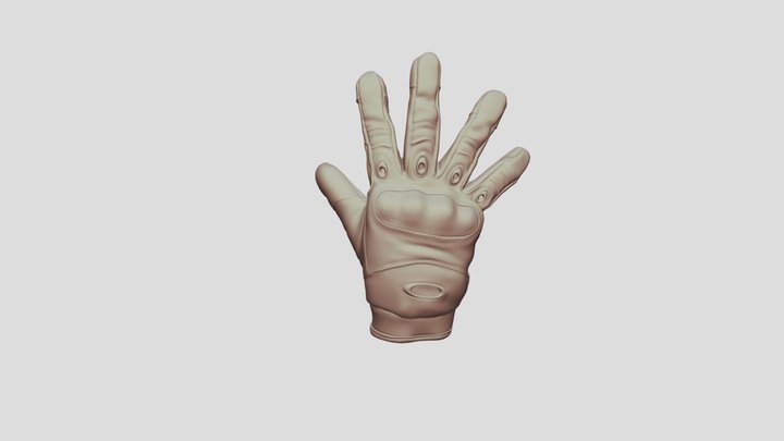 OAKLEY SI assault glove 3D Model