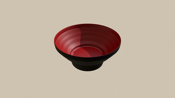 Ramen bowl 3D Model