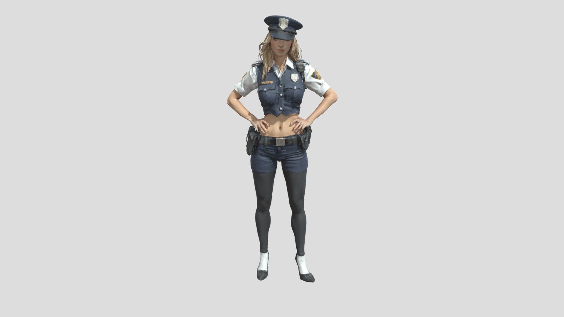 female cop Patrol - Download Free 3D model by Nobleirish (@paulanto.pb ...