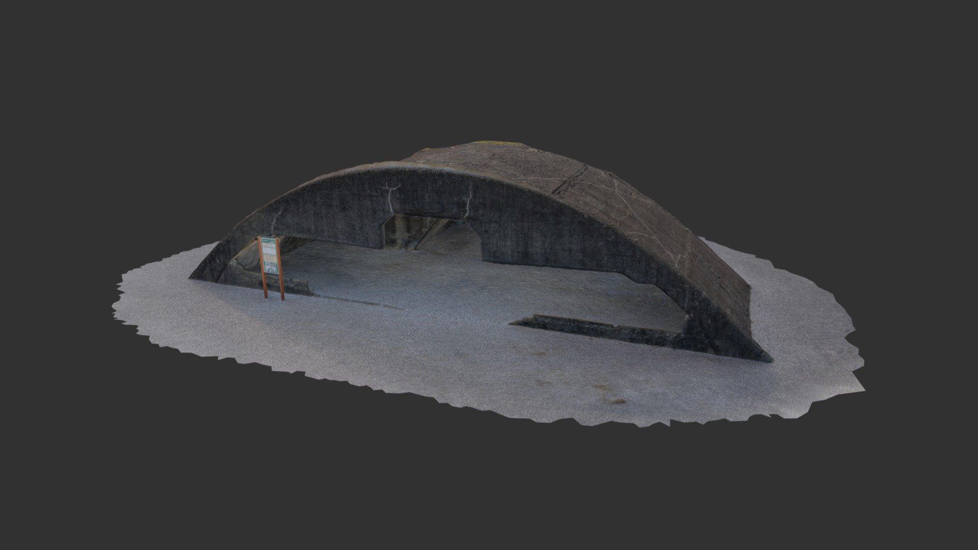 Concrete Bunker(掩体壕) - 3D model by 3DMODEL (@3DSPICE) [0a3aa86] - Sketchfab