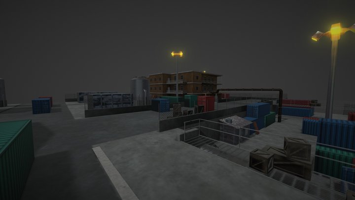 factory industry 3D Model