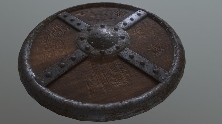 Battered Shield Update 5 3D Model