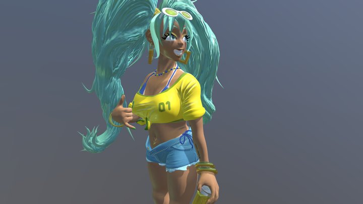 Brazilian Miku 3D Model
