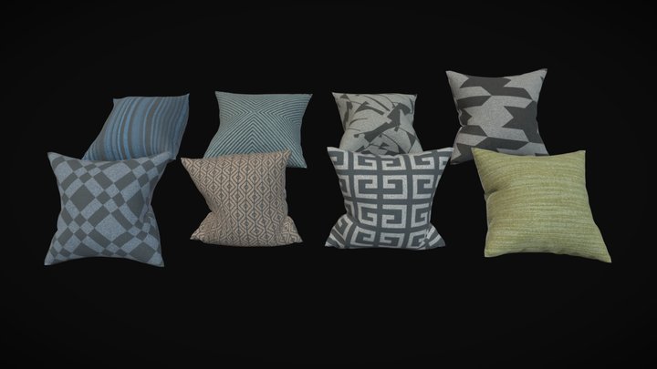 Pillows Pack 3D Model