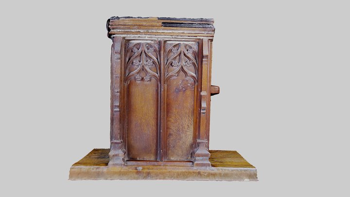 Bench V2 - north nave 3D Model