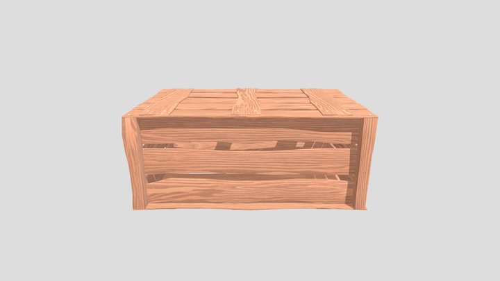 wooden crate 3D Model