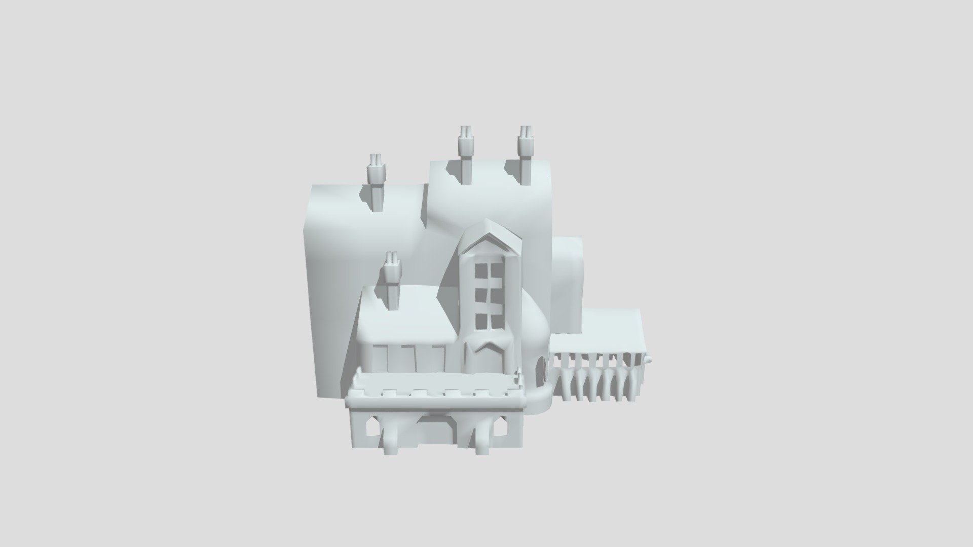 Castillo lowpoly/cartoon