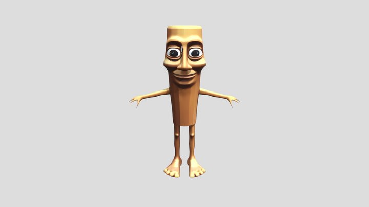 anomali tung tung jangan mokel 3D Model
