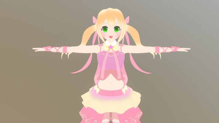 Yumi - Original Character 3D Model