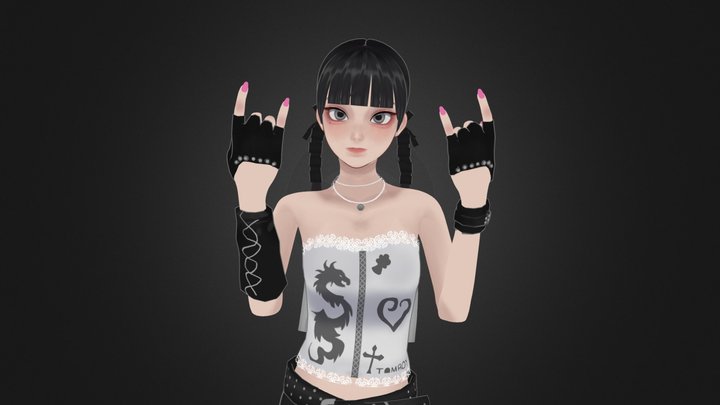 Minnie-G(i-dle) 3D Model