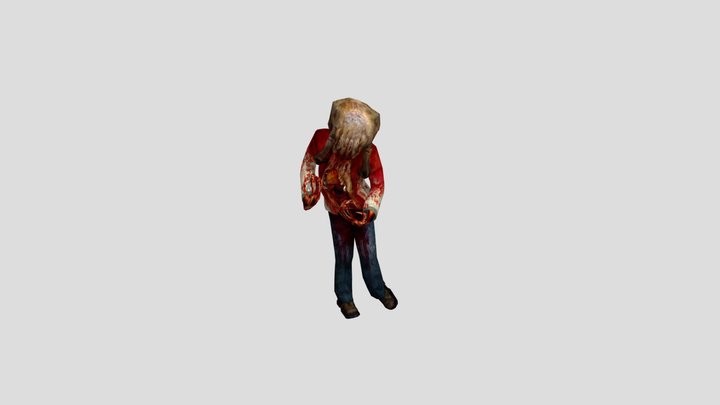 Classic_zombie__half-life_2 3D Model