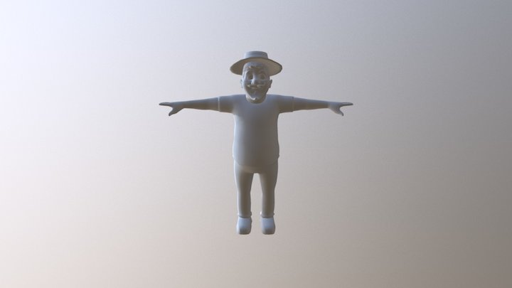 Gondola Guy 3D Model