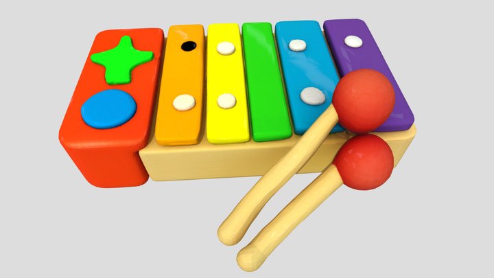 Toy Xylophone – Modello 3D gratuito STL