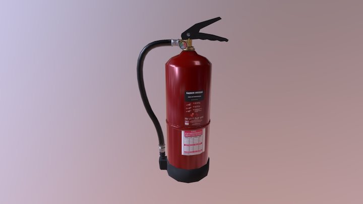 Extinguisher 3D Model