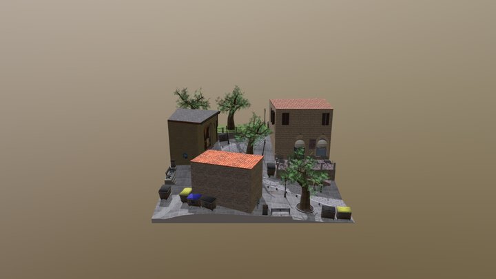 Cityscene 3D Model