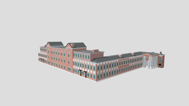 Филармония Новгородского Кремля 3D Model