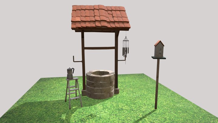 DAE 5 Finished props - grandma's house 3D Model