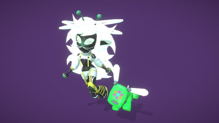 Celeste and Beep model | MONZONIIA OC 3D Model