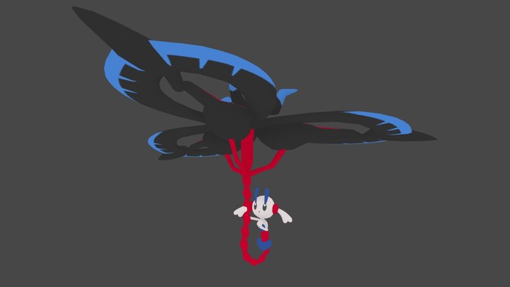 Mega Eternal Floette – Modello 3D gratuito STL