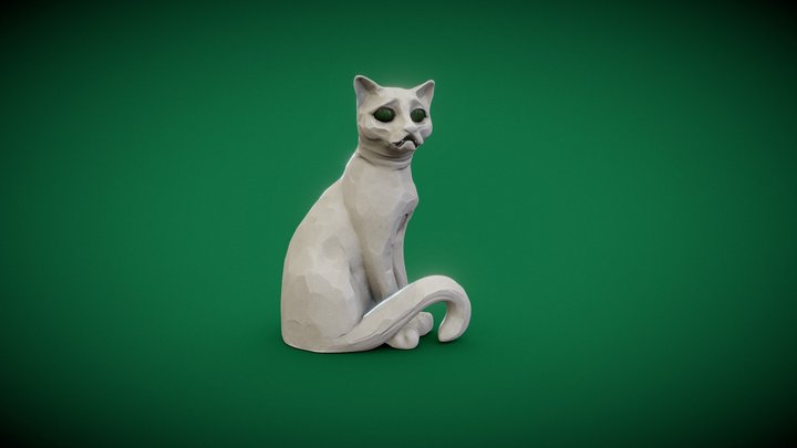Муркотливі охоронці будинку Ягимовського 3D Model
