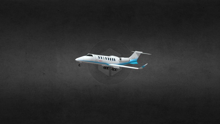 Bombardier Learjet 45 3D Model