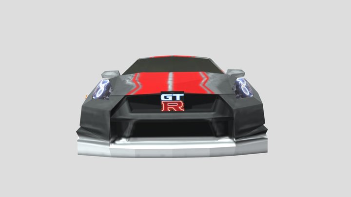2008 Nissan GT-R – Modello 3D gratuito STL