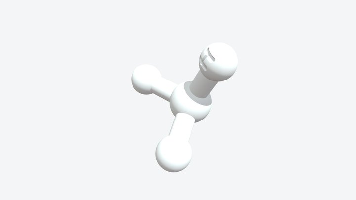 Ammonia 3D Molecular Model — CAS 7664-41-7